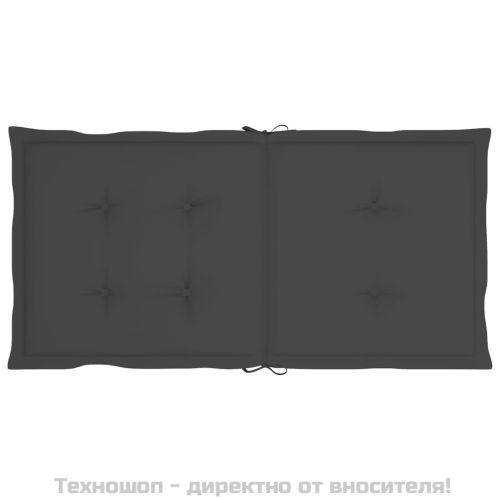 Възглавници за столове 4 бр антрацит Оксфорд плат