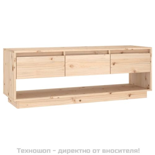 ТВ шкаф, 110,5x34x40 см, бор масив