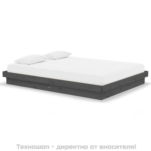 Рамка за легло, масивно дърво, 140х190 см