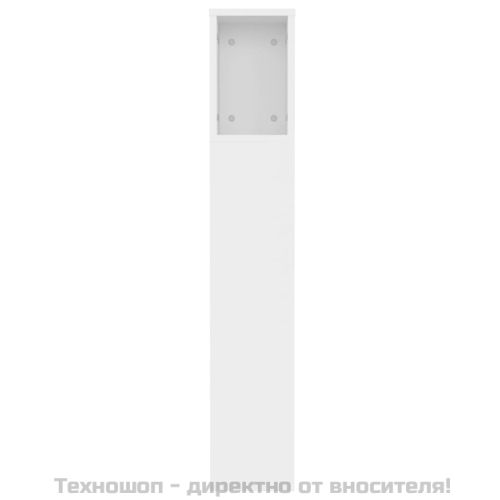 Шкаф за табла, бял, 120x18,5x102,5 см