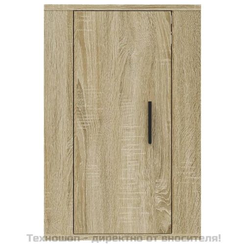 ТВ шкафове със стенен монтаж, 2 бр, сонома дъб, 40x34,5x60 см