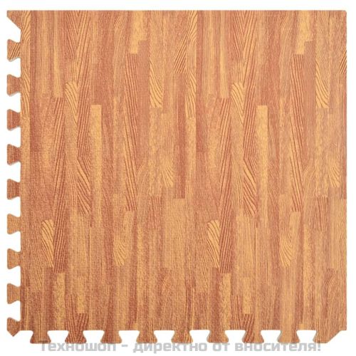 Постелки за под 12 бр дървесни шарки 4,32 м² EVA пяна