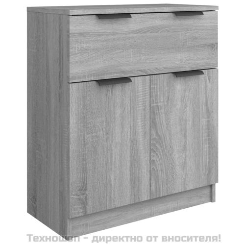Сайдборд, сив сонома, 60x30x70 см, инженерно дърво