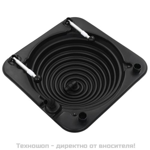 Соларен нагревател за басейн, 75x75x36 см, HDPE, алуминий