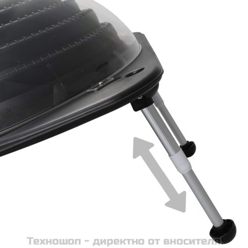 Соларен нагревател за басейн, 75x75x36 см, HDPE, алуминий