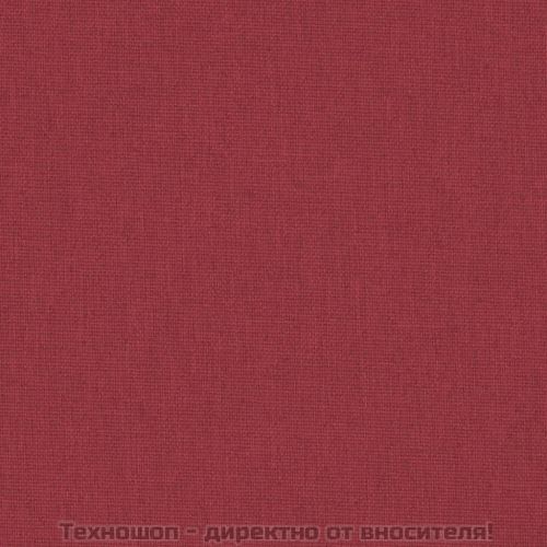 Бебешка кошара с матрак, червена, ленен плат