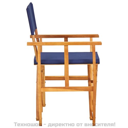 Режисьорски стол, акациево дърво масив, син