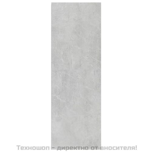 Етажерка за обувки бетонно сива 54x34x100,5 см инженерно дърво