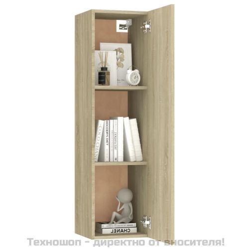 ТВ шкаф, дъб сонома, 30,5x30x110 см, инженерно дърво