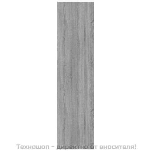 Гардероб, сив сонома, 100x50x200 см, инженерно дърво