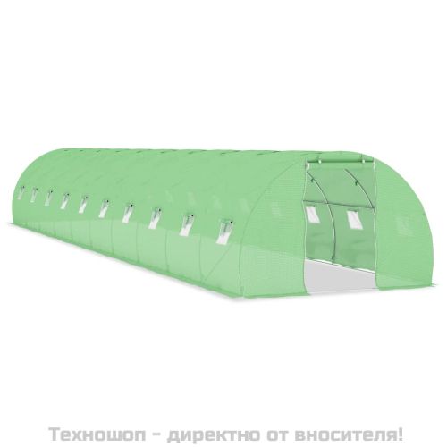 Оранжерия 45 м² 15x3x2 м