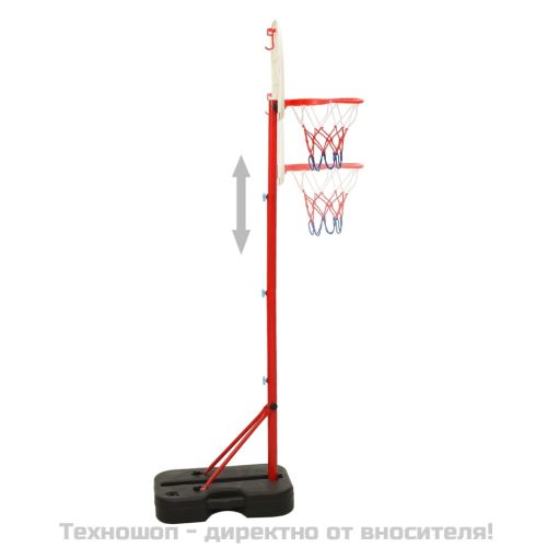 Преносим баскетболен комплект, регулируем, 138,5-166 см
