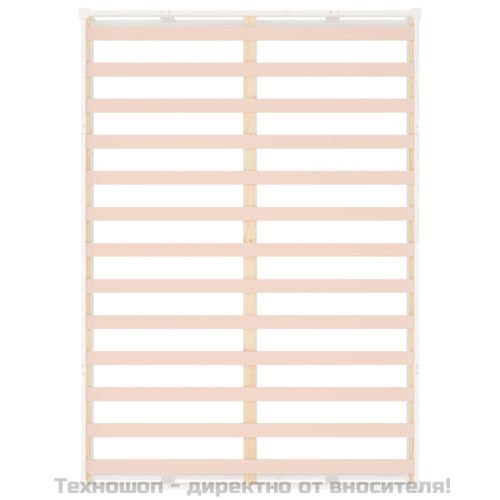 рамка за легло бяла 140x190 см масивно дърво