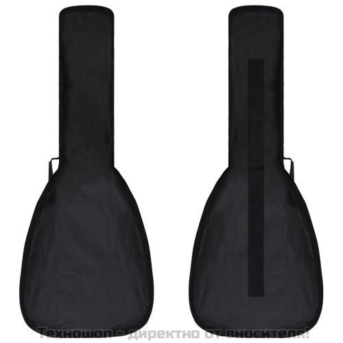 Комплект сопрано укулеле с калъф за деца естествен 23"