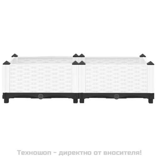 Повдигната леха, 80x40x23 см, полипропилен