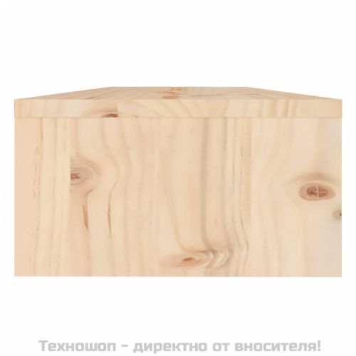Поставка за монитор, 50x24x13 см, бор масив