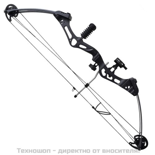 Съставен лък за възрастни с аксесоари и стрели от фибростъкло