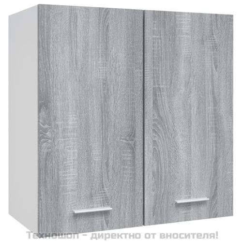 Висящ шкаф "Lyon", сив, цвят сонома, 60x31x60 см, инженерно дърво