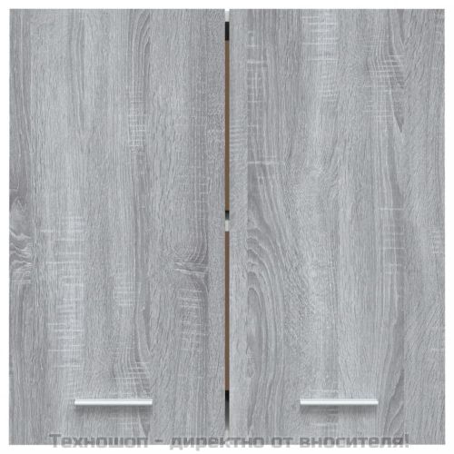 Висящ шкаф "Lyon", сив, цвят сонома, 60x31x60 см, инженерно дърво