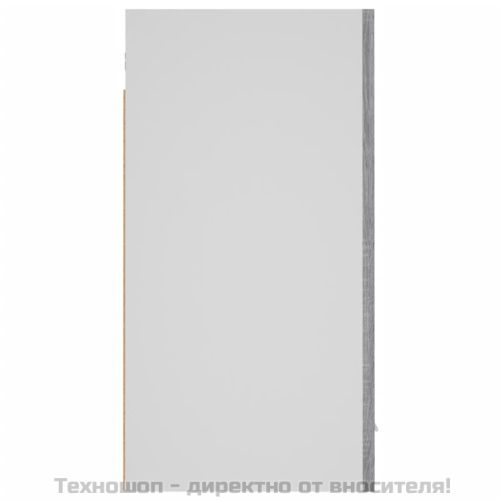 Висящ шкаф "Lyon", сив, цвят сонома, 60x31x60 см, инженерно дърво