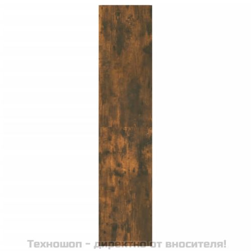 Библиотека/разделител за стая, опушен дъб, 40x30x135 см