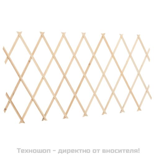Огради хармоника, 5 бр, чамова дървесина, 180x60 см