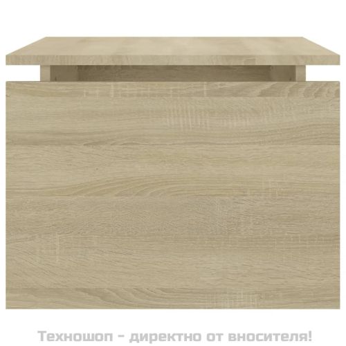 Маса за кафе, дъб сонома, 68x50x38 см, инженерно дърво
