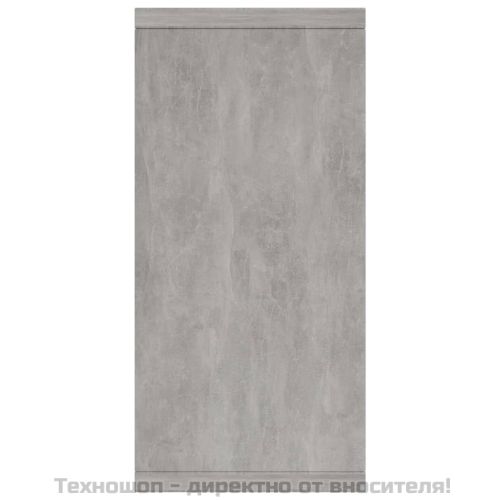 Бюфет, бетонно сив, 88x30x65 см, инженерно дърво