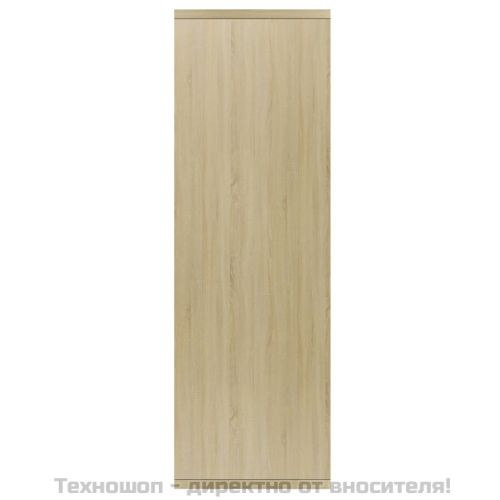 Библиотека/бюфет, дъб сонома, 50x25x80 см, инженерно дърво