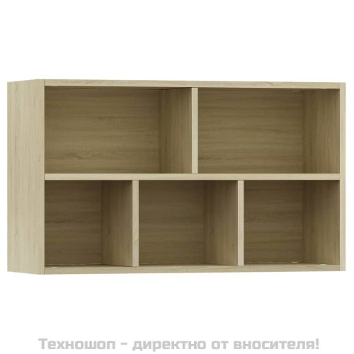 Библиотека/бюфет, дъб сонома, 50x25x80 см, инженерно дърво