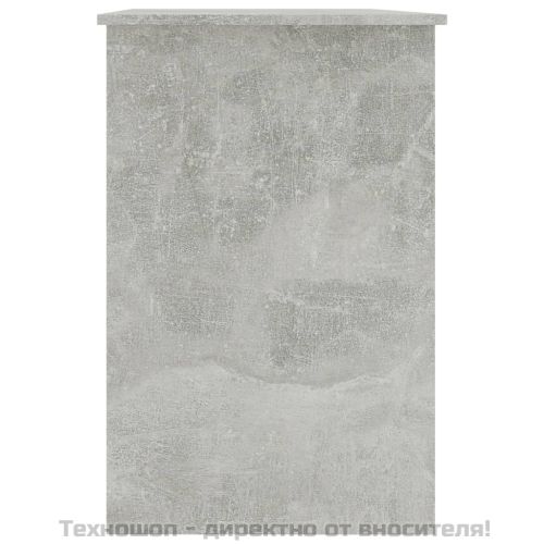 Бюро, бетонно сиво, 100x50x76 см, ПДЧ