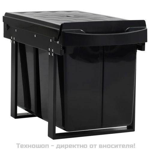 Кош за вграждане за кухненски шкаф, плавно затваряне, 48 л