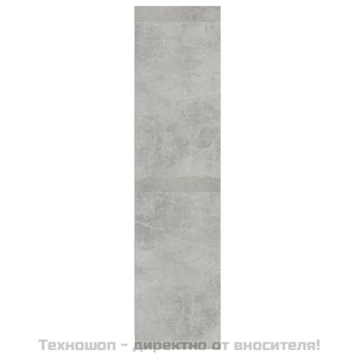 Гардероб, бетонно сиво, 100x50x200 см, ПДЧ