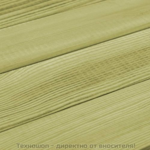 Детска маса за пикник с пейки 90x90x58 см импрегниран бор