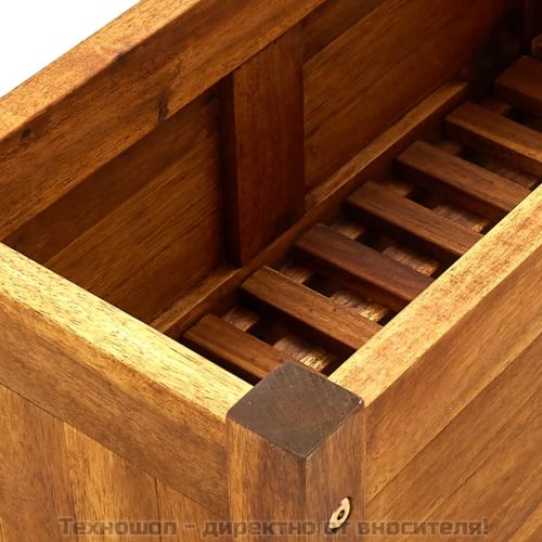 Градинска повдигната леха, акациево дърво, 50x25x25 см