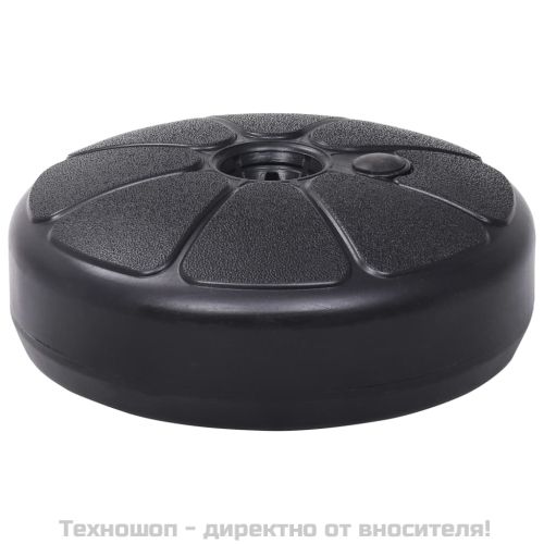 Основа за чадър, за пясък/вода, 15 л, черна