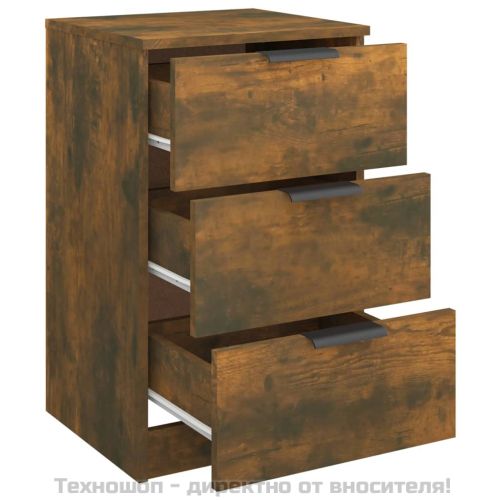 Нощно шкафче, опушен дъб, 40x36x65 см