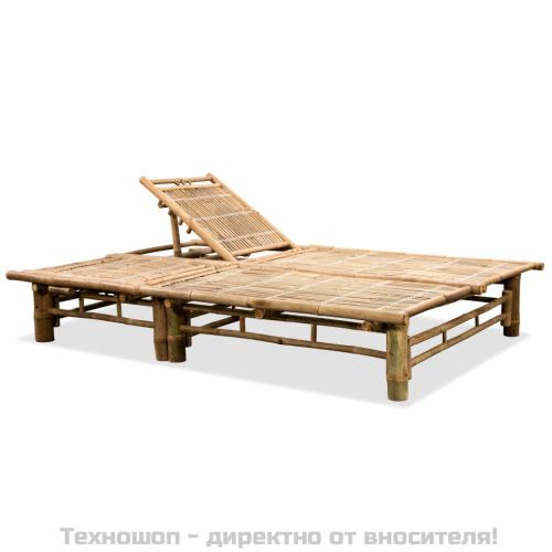 2-местен шезлонг, бамбук