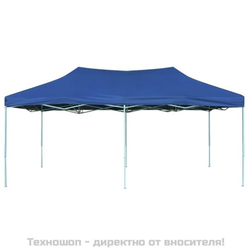 Сгъваема шатра, 3х6 м, синя