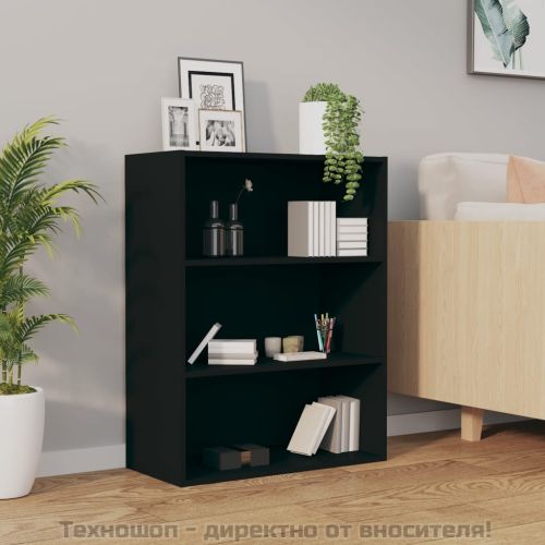 812313 Окачен стенен шкаф,черен, 69,5x32,5x90 см