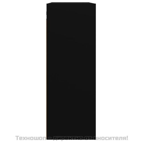812313 Окачен стенен шкаф,черен, 69,5x32,5x90 см