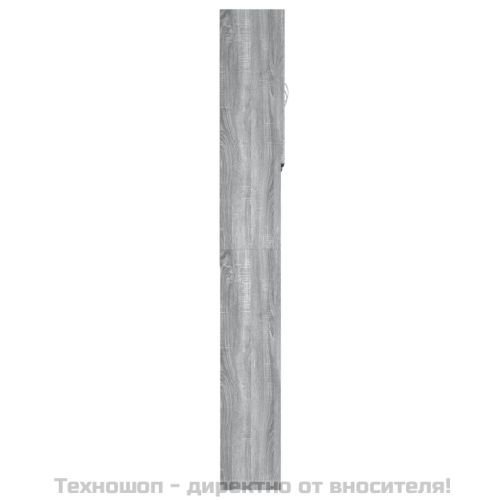 Шкаф за пералня, сив сонома, 64x25,5x190 см