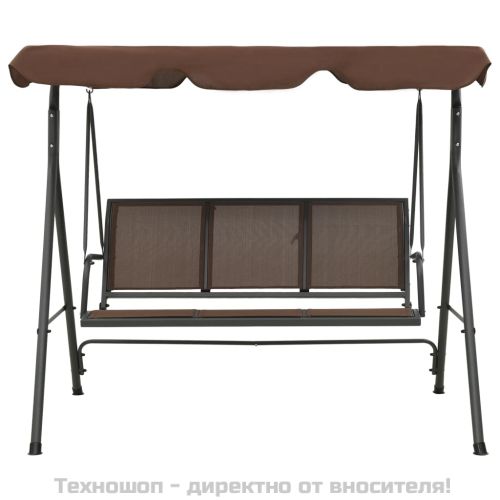 Градинска люлка със сенник, кафе