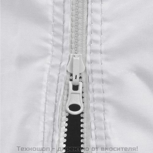 Сгъваема парти шатра с 3 странични стени, 291x413x315 см, бяла