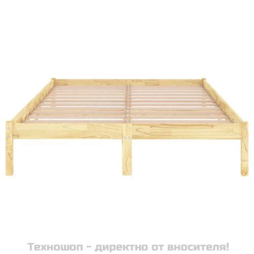 Рамка за легло, бор масив, 200x200 см