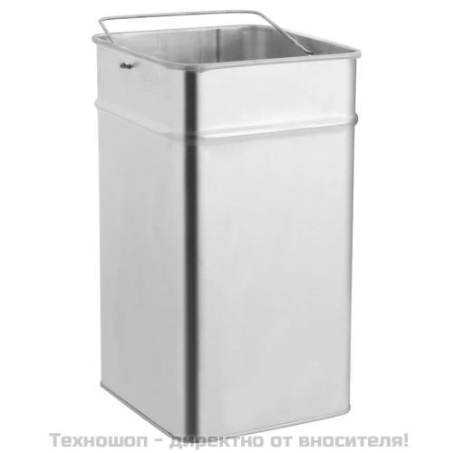 Хотелски кош-пепелник, 36 л, стомана, черен