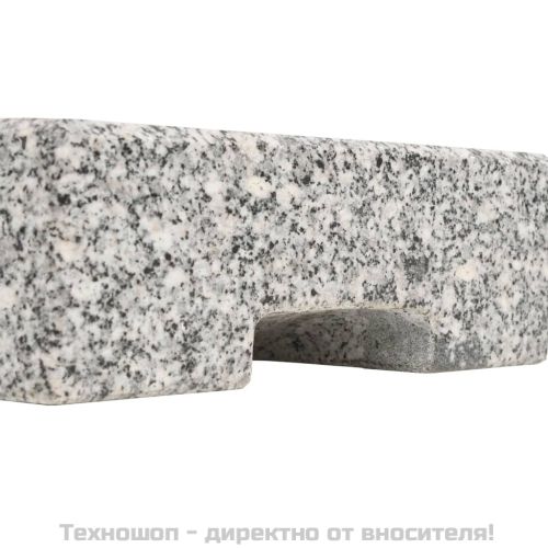 Основа за чадър, гранит, правоъгълна, 25 кг