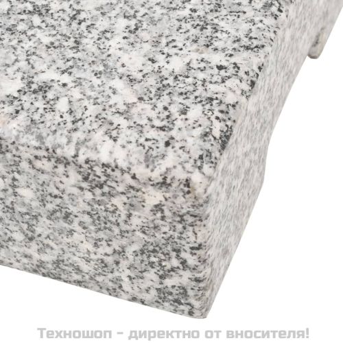 Основа за чадър, гранит, правоъгълна, 25 кг