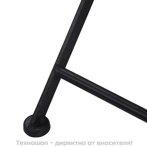 Мозаечни бистро столове, 2 бр, кафяви, керамика