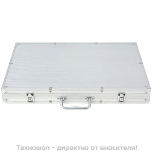 Покер комплект с 1000 лазерни чипа, алуминий